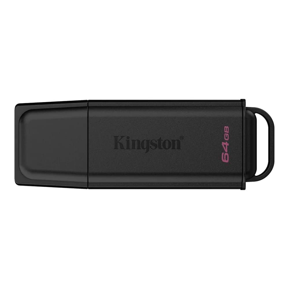 Kingston 64GB Portable USB 3.2 Gen 1 DataTraveler Exodia Black